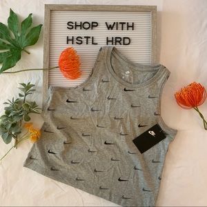 Nike Swoosh Crop tank NWT